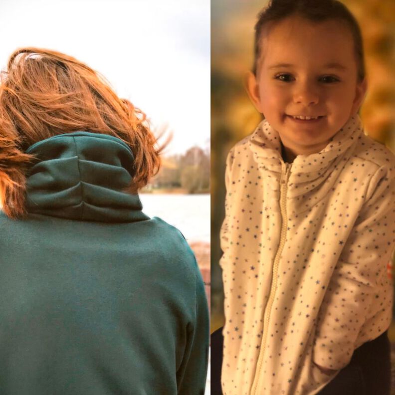 Cesana: coole Sweatjacke mit Falten Kragen: ebook 92-158 image number 1