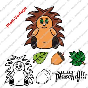 Main Igel Plottvorlage