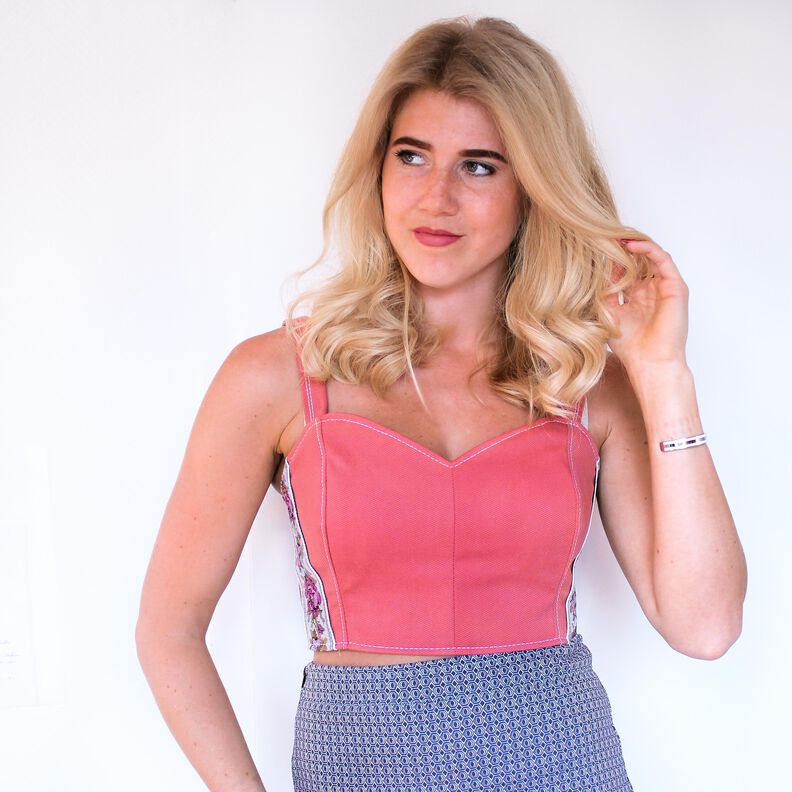 Bustier-Oberteil #Hailey Nähanleitung und Schnittmuster  image number 4