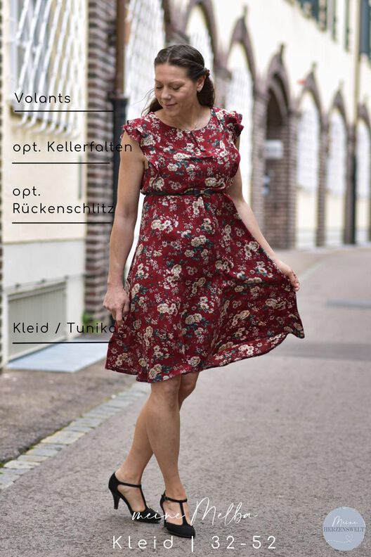 Kleid/Tunika Damen – Schnittmuster Gr. 32-52 – Melba#120 image number 8