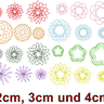 Stickdatei 49 Zirkel Mandala Mini Blumen 2 - 4cm Teil 1 thumbnail number 7