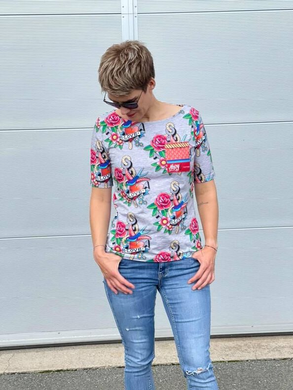 »Sommerärmel« für »LaBreton Shirt« (32–46) – Add-On image number 4