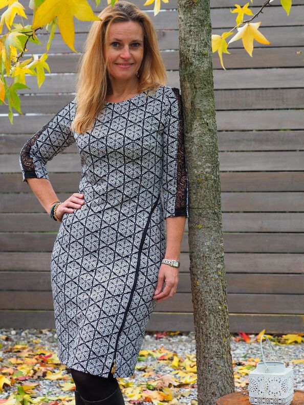 Kleid SARANA Gr. 34-52 PDF-Schnitt A4, A0, Anleitung image number 10