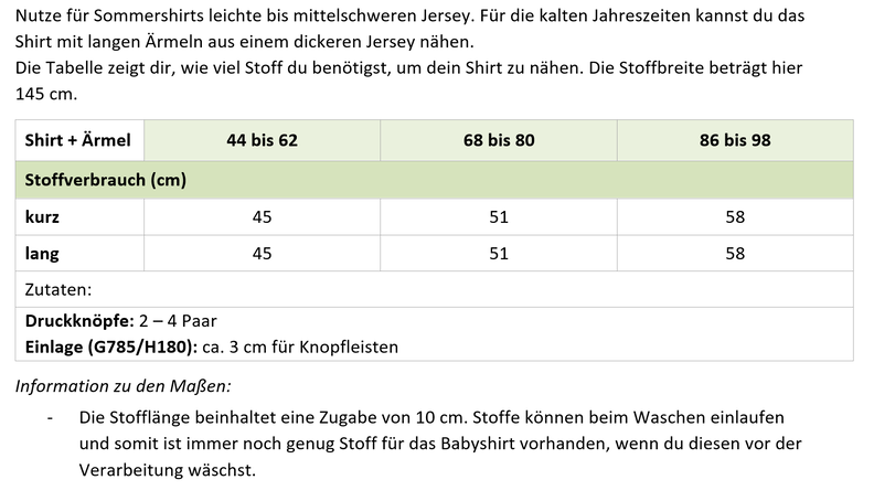 Fin – Babyshirt aus Jersey mit Knopfleisten Gr. 44–98 A4+A0 image number 9