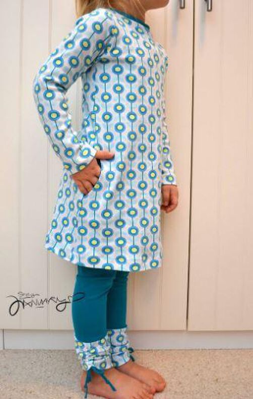 Ebook/Nähanleitung A-Linien Kleid Binta Mädchen Gr. 80-164 image number 3
