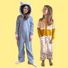 Kids Jumpsuit Zipper / Knöpfe Set +Kapuze MIMPI ♥Gr. 92-164 thumbnail number 2