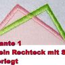 Stickdatei Happy Birthday Rechteck Button Rahmen 14 Gr. thumbnail number 4