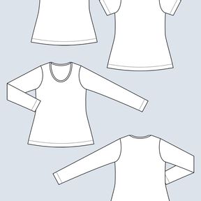 eBook Taru - Damenshirt Größe 32 - 60