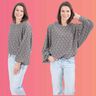 Bluse "SONTJE", Nähanleitung & Schnitt Einheitsgröße thumbnail number 1