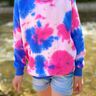 Musselin Hoodie Sweater Musling Gr. 86-170, Leinen, A4 + A0 thumbnail number 4