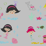Stickdatei Meerjungfrau Kissen und Taschenbild  thumbnail number 6