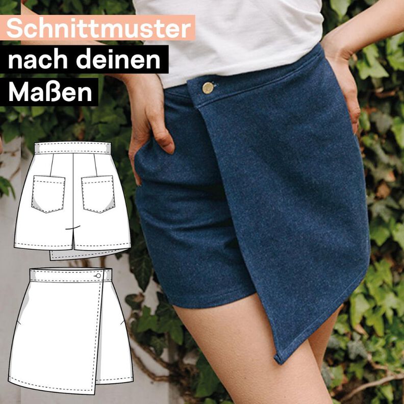  Schnittmuster Schnittmuster nach Maß: Hosenrock Damen image number 1