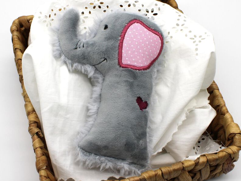Stickdatei Elefant ITH Rassel Kuscheltier image number 3