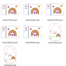 Stickdatei - Regenbogen Mond Boho Kissen Lätzchen SET ITH thumbnail number 9