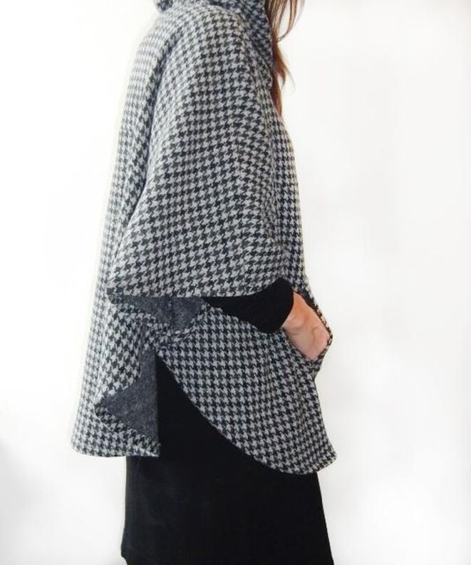 Cape / Poncho "LUNA", Schnittmuster  Gr. 158-46 image number 4