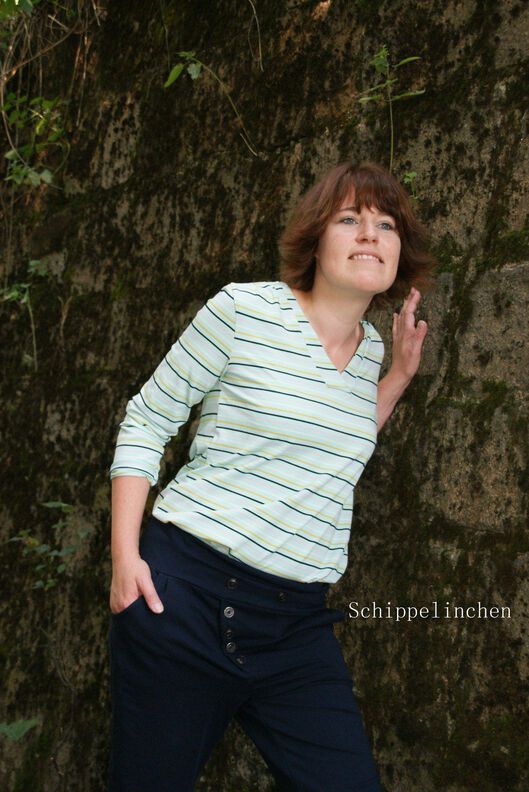 HappyMe Schnittmuster & Nähanleitung Bluse Shirt 36-48 image number 9