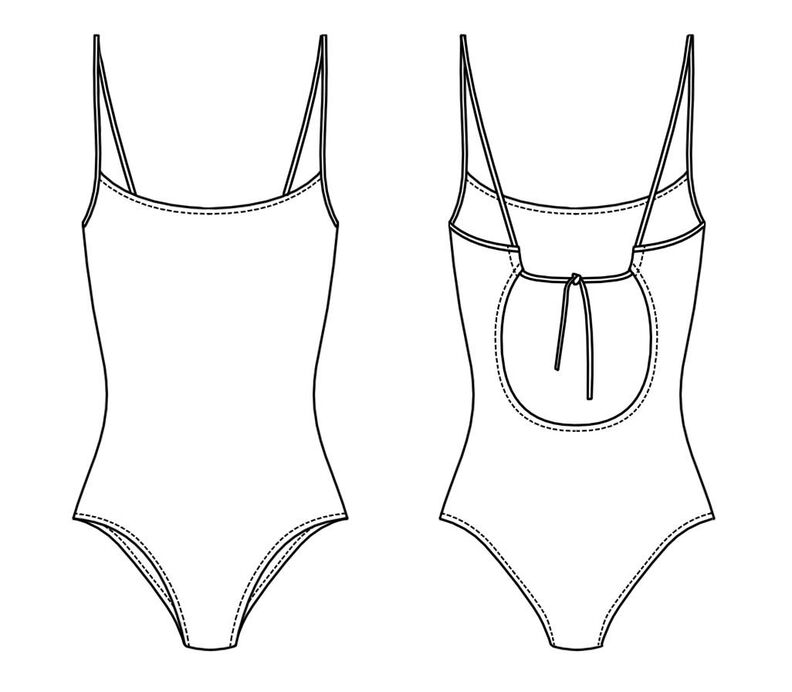 Body/Badeanzug Laconia - Rückenausschnitt - Gr. XS-XL image number 7