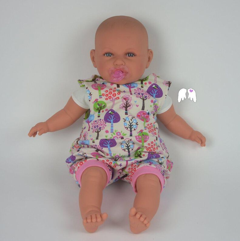 Baby - Sommerstrampler Theo Gr. 50 - 92 Engelinchen Schnittmuster image number 4