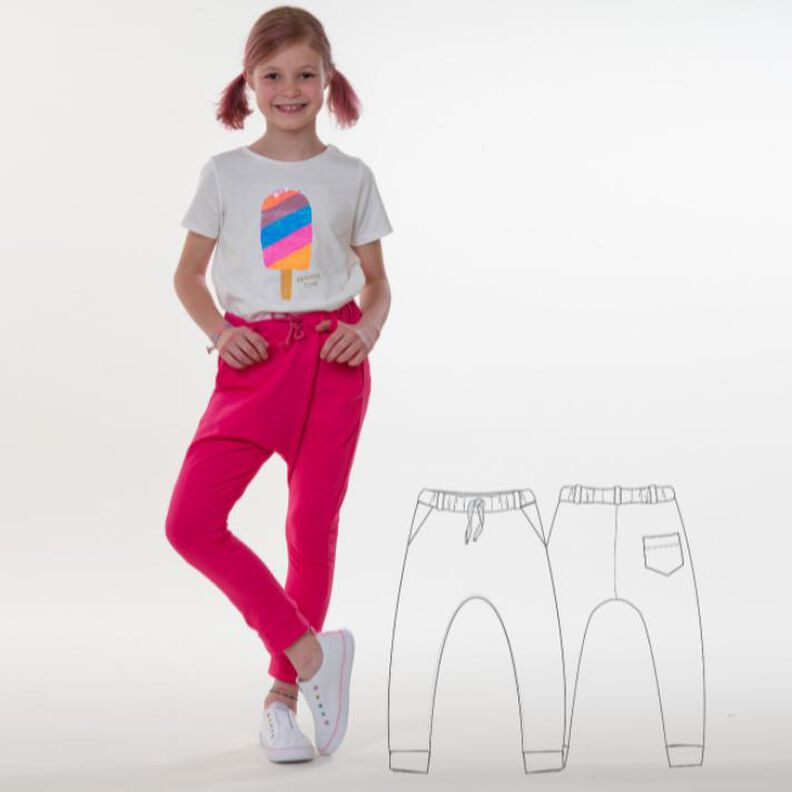 DADO Schnittmuster Haremshose für Baby und Kinder image number 1