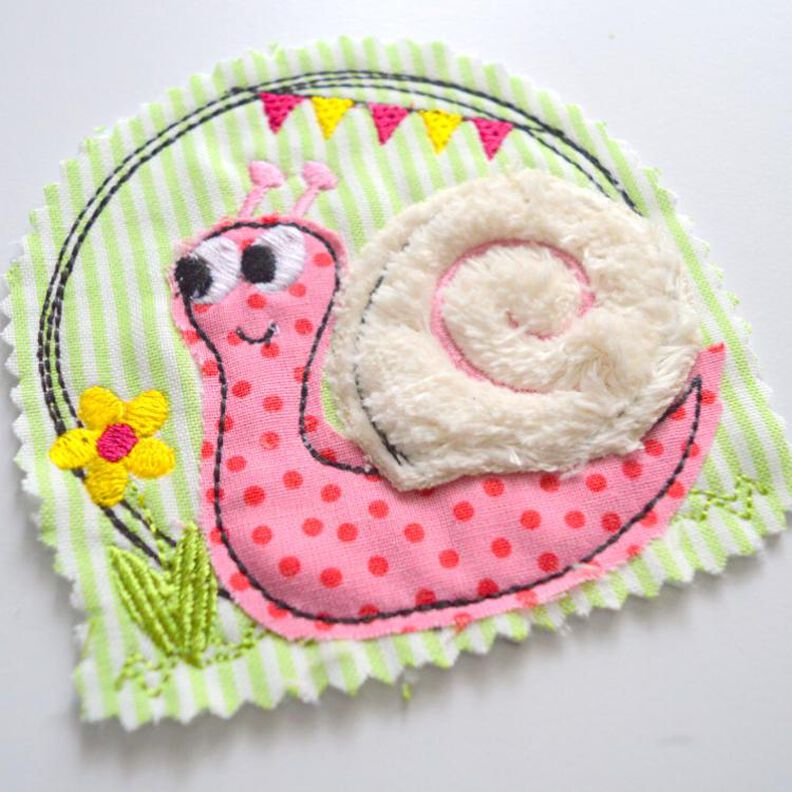 Stickdatei Schnecke doodle Set 4 Größen image number 1