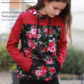 Hoodie Kinder & Damen - Gr. 74-176 + Gr. 32-58 - Paco