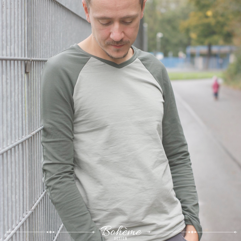 SKAGERRAK Herren Raglanshirt | Schnittmuster PDF | 44–72 image number 7