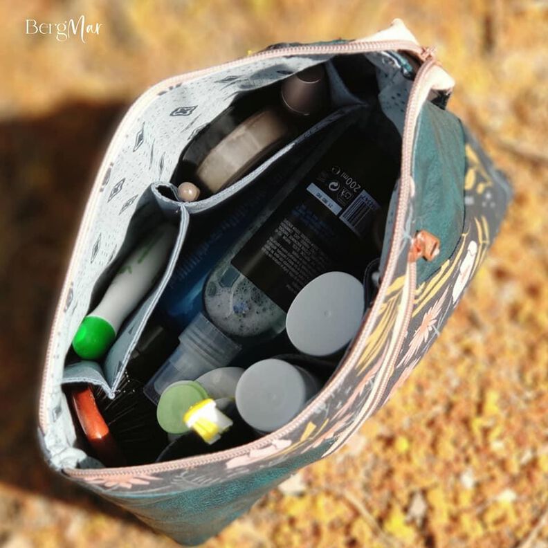 Mira-Bella Reiseclutch/Kosmetiktasche MIT Plotterdatei image number 7