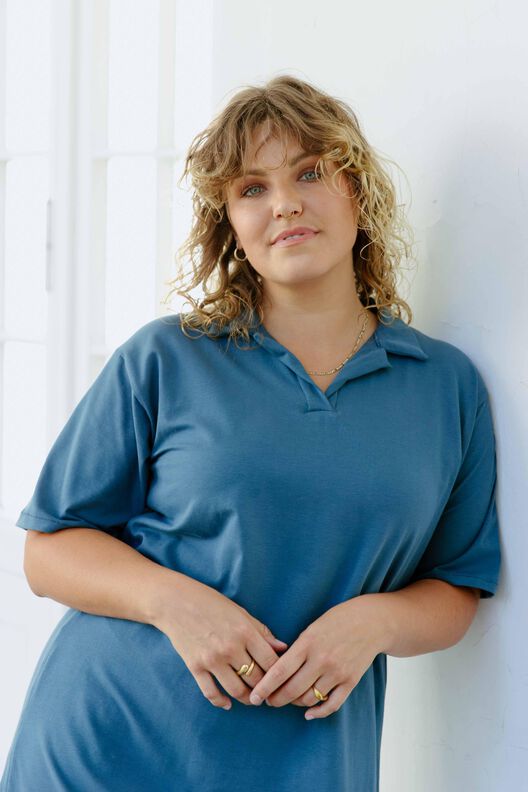 Schnittmuster nach Maß: Kurzes Polokleid Jersey Damen image number 4