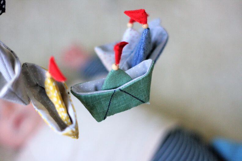 Kinderwagenkette Schiffchen - Nähanleitung mit Schnittmuster image number 9