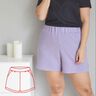 Heinz - knackige Damen-Shorts mit High-Waist-Bund thumbnail number 1