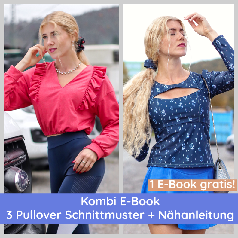 Kombi E-Book 3 Pullover Schnittmuster und Nähanleitung image number 1
