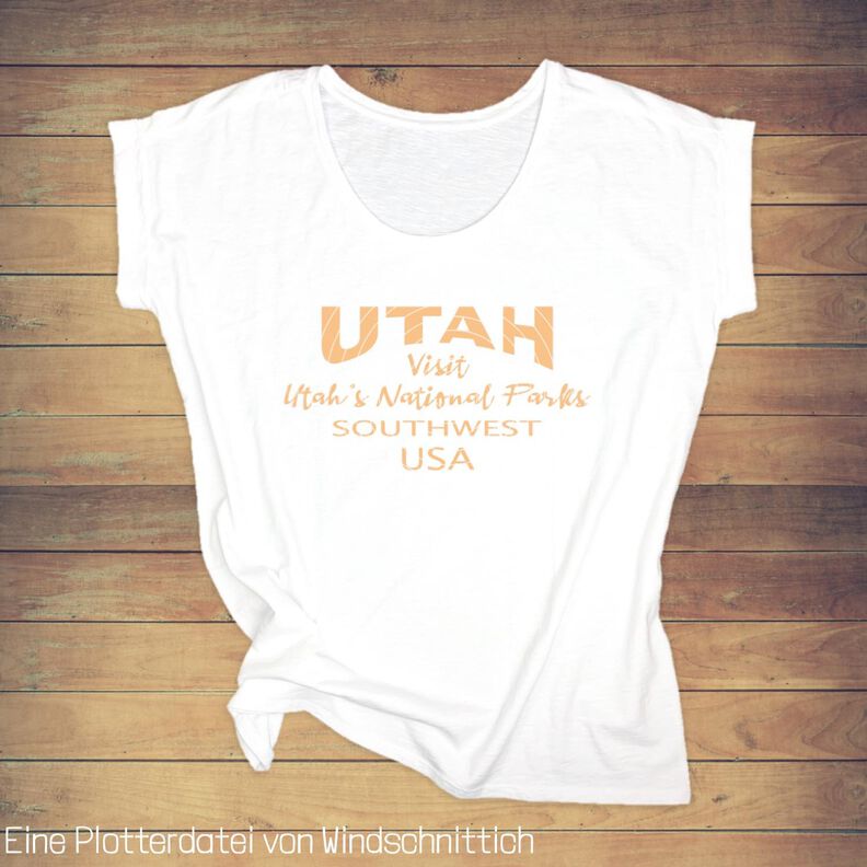 Plotterdatei - Utah USA - SVG, DXF, PNG image number 4