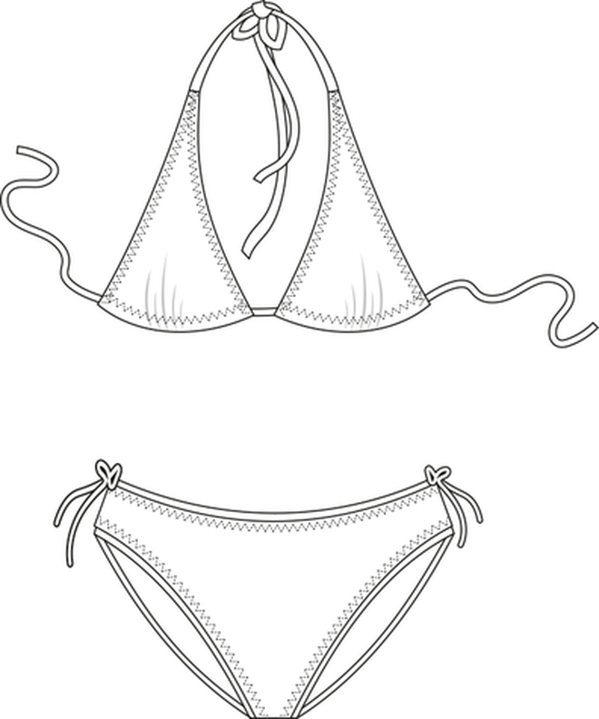 Bikini Schnittmuster ebook Gr. 32-48 image number 3