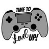 Level up! Gamer Controller Plotterdatei DXF SVG thumbnail number 3