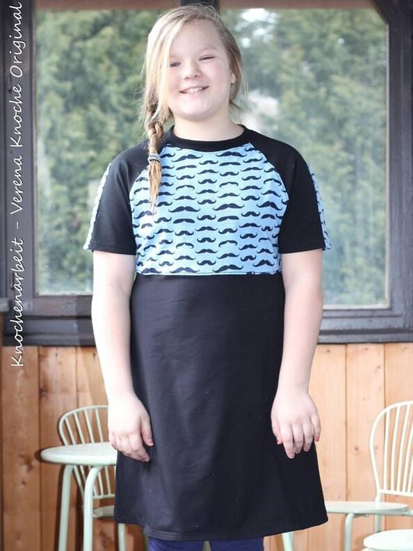 eBook Aurinko - Raglankleid mit Tasche Größe 98 - 164 image number 3