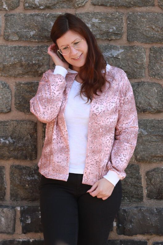 Raglan Blouson Maja Jacke Damen PDF Schnittmuster 34-50 image number 10