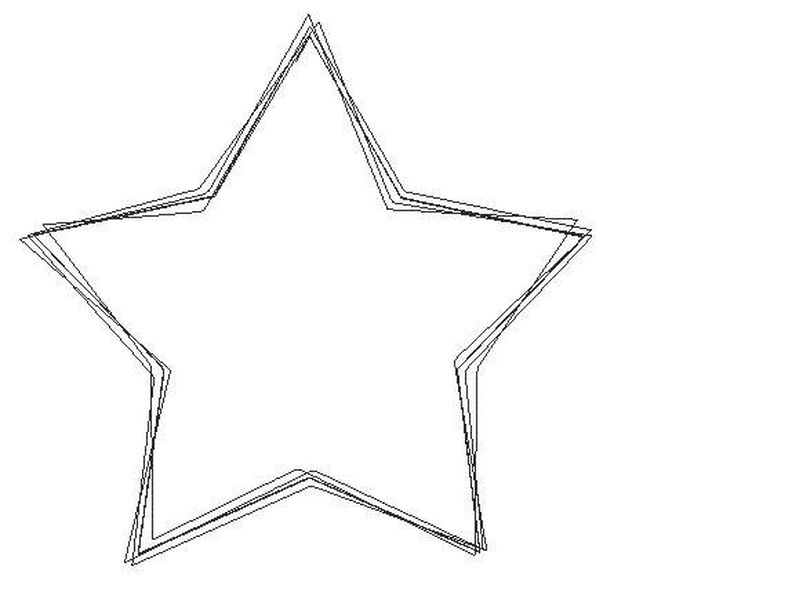 Stickdatei Doodle Stern  image number 4