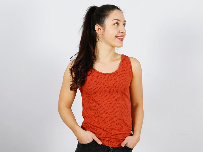 FRAU JUNO Trägertop mit oder ohne Kräusel XS-XXL image number 7