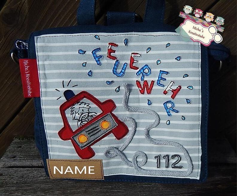 Flinke Feuerwehr &ndash; Appliziervorlage mit Applizierschule image number 6