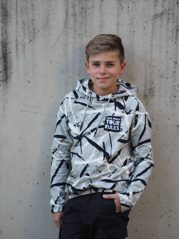 CL*OVER 'hooded' Sweater Teens image number 5