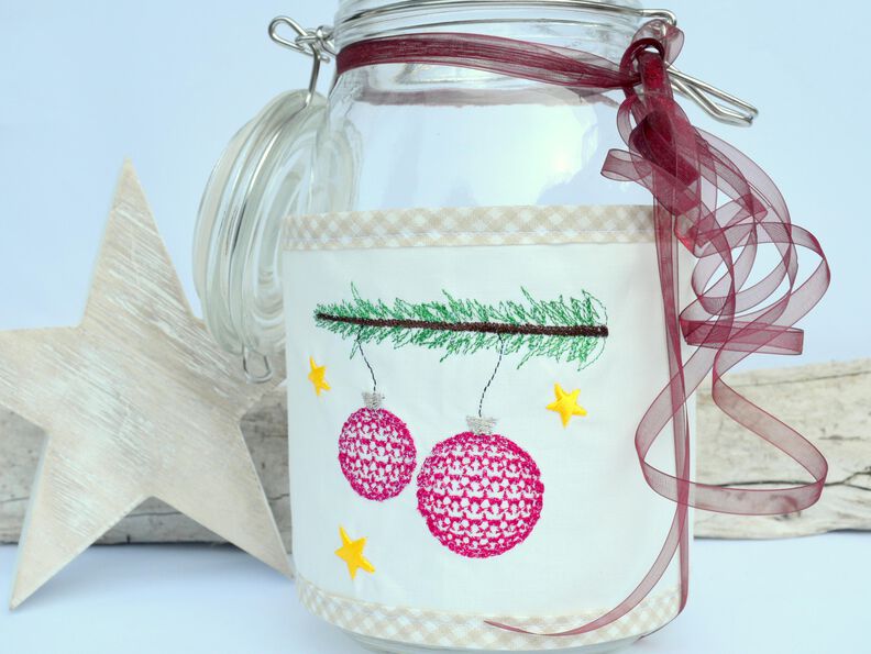 Stickdatei Weihnachten 3er SET 10x10cm Rahmen image number 4