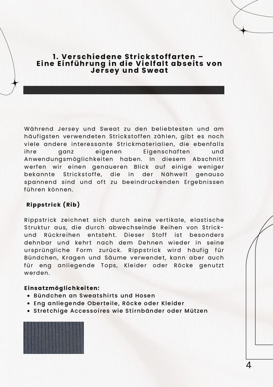 Ebook-PDF-Nähguide 2 - für Strickstoffe + Bonus image number 4