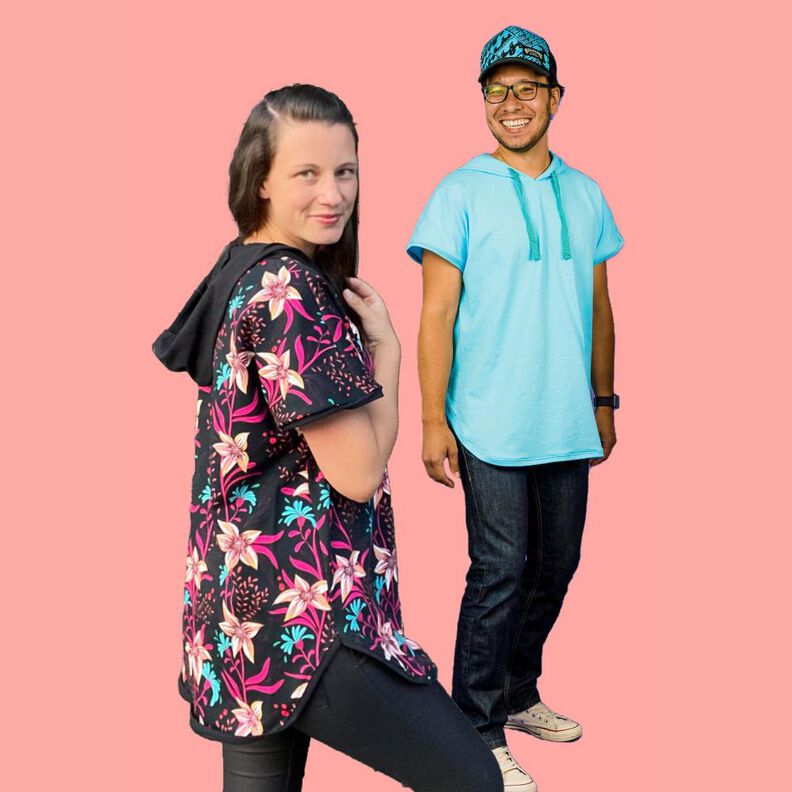 Unisex Sommer Hoodie Badeponcho PINTAR ♥ Gr. XS-XXXL image number 1