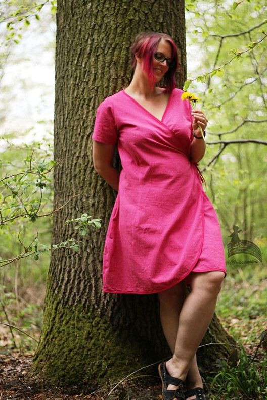 Wickelkleid/Bluse "Uschi" Gr. 32-50 image number 6