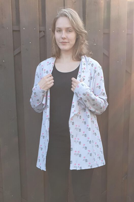 Molly Cardigan – Schalkragen oder Volant, BU 80-116, A4+A0 image number 6