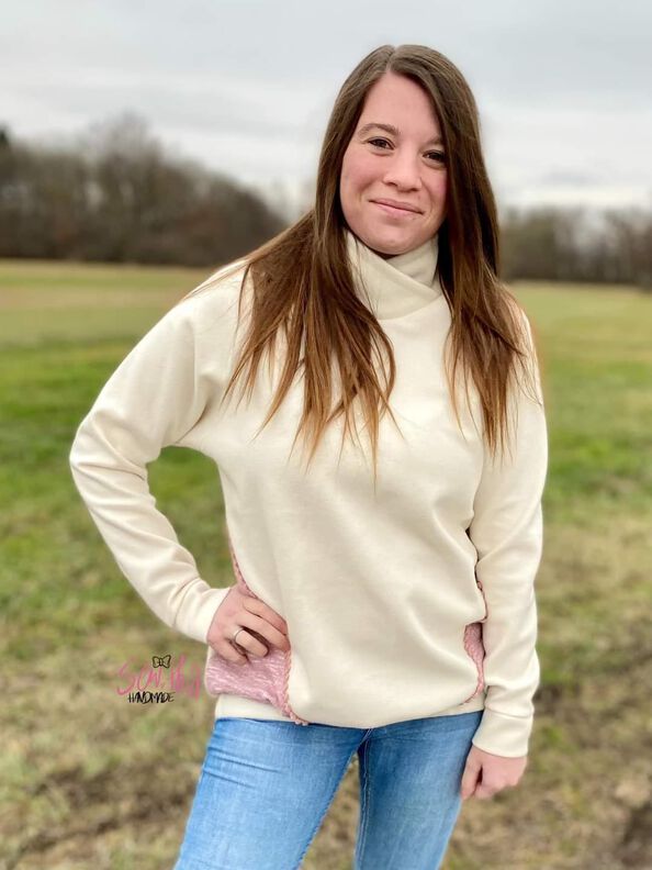 CL*OVER 'hooded' Sweater WOMAN ( L-5XL) image number 6