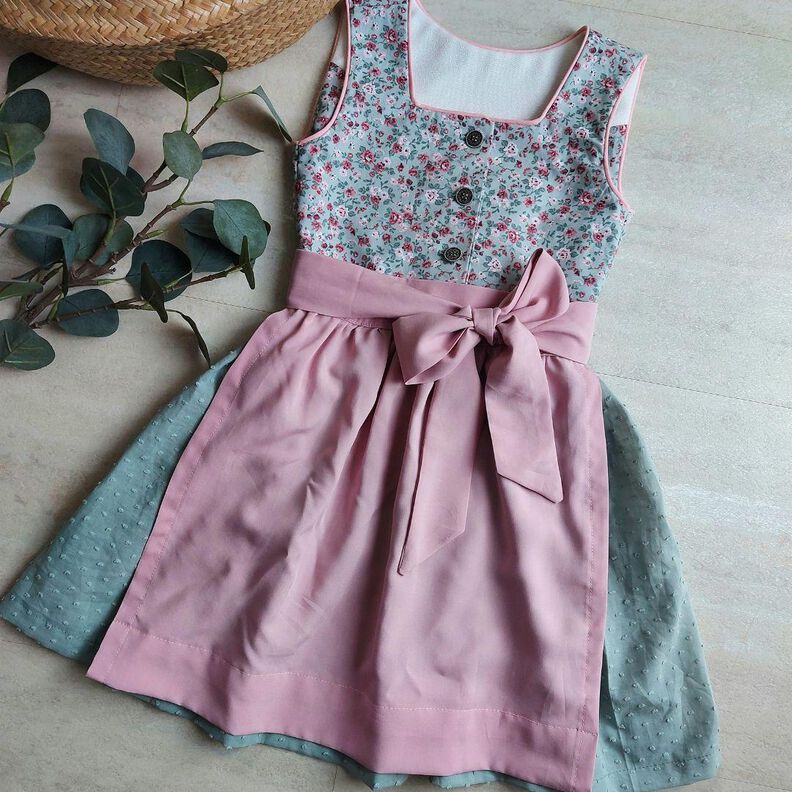 Kinderdirndl Resli 1 Gr. 80 -140 Schnittmuster A4/A0-Datei image number 6