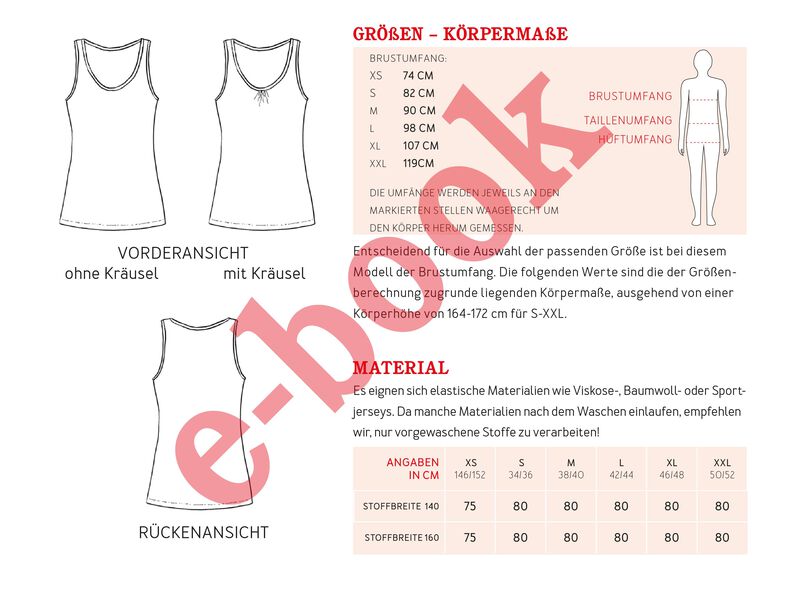 FRAU JUNO Trägertop mit oder ohne Kräusel XS-XXL image number 8