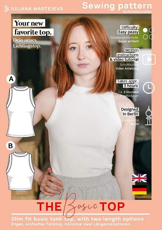 Schnittmuster nach Maß: Tank Top mit Nähanleitung Damen image number 7