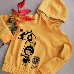 Musselinhoodie Hiddensee Kinder *A4 und A0 Datei*